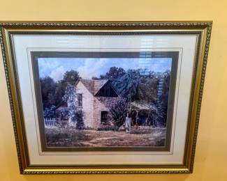 "McQueen's Place" by June Dudley, framed print