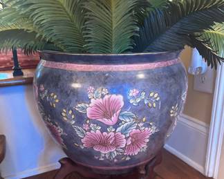 Chinese Jardiniere Porcelain Fish Bowl Planter