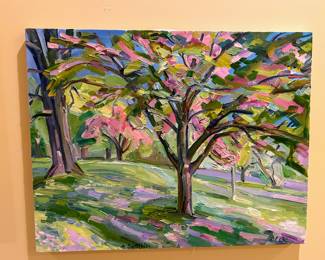 Original work by Nikolay Budylin - Landscape oil painting on canvas.