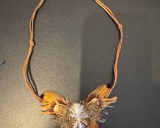 Pheasant Feather Necklace