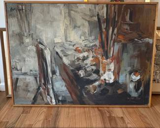 Abstract Still Life Oil Painting by Bob Ross