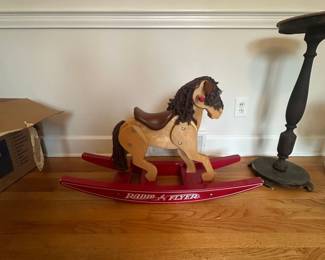 Radio Flyer Wooden Rocking Horse