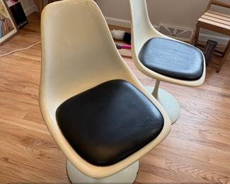Vintage Tulip Chairs with Black Upholstery by North Central Industries, INC second image