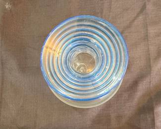 Blenko Applied Swirl Vase third image