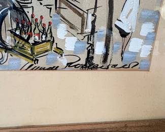 Claude Rodewald Parisian Street Scene Painting second image