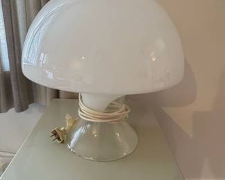 Gino Vistosi Murano Glass Mushroom Lamp 