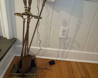 Brass Fireplace Tools 