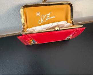 St. Thomas Leather Treasures Clutch or Coin Purse second image
