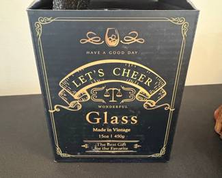 Lets Cheer Wonderful Glass