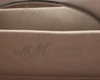 Vintage MM Silver Evening Handbag with Mirror third image