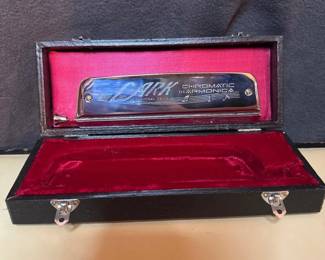 Vintage Lark Chromatic Harmonica