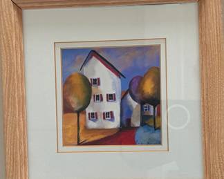 Sheri Burns pastel "Barn"