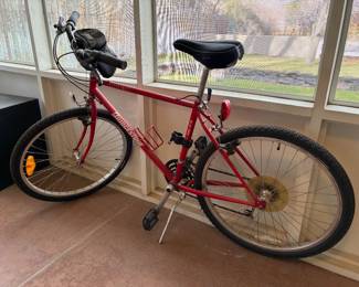 Bridgestone red bicycle