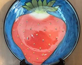Rainbow Gate Pottery Santa Fe Fruit plate #2