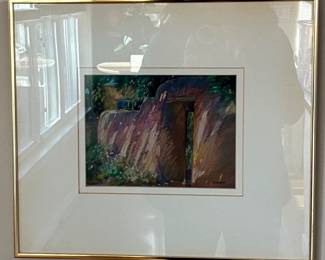 Joyce Hamil "Shadowed Portal pastel on paper no. 192