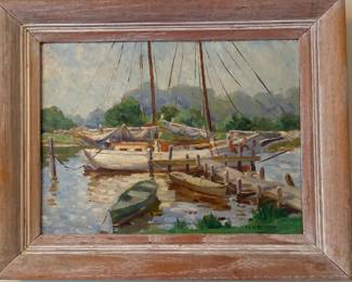 M. M. Rensch oil painting 