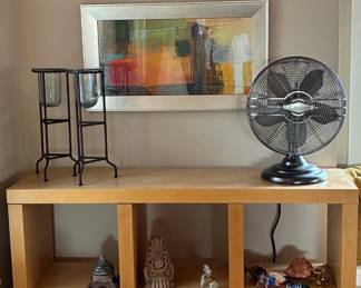 Light wood cube display/bookshelf