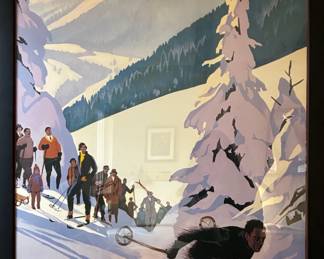 Vintage sports poster