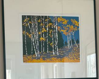 Carol Hill "Aspens no. 5" 1992 5/14