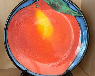 Rainbow Gate Pottery Santa Fe Fruit plate #3