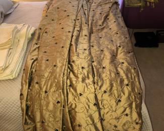 Gold drapes