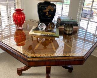 Incredible Alfonso Marina  octagonal library or dining table 