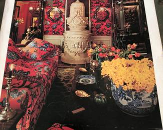 Architectural Digest September/October 1976 with picture of our secretary 