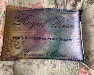 Royal Rose double sided pillow top Queen mattress set