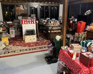 This photo is more of an overview of the room.  Take a look at the rug!  