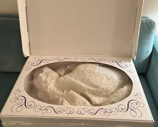 In case you're looking for a wedding dress, this could be the one!  It's been dry cleaned, hence the box, but come by for sizing and other information.