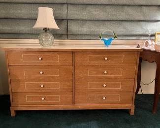 This chest of eight drawers is in excellent condition, and is part of the American of Martinsville collection.