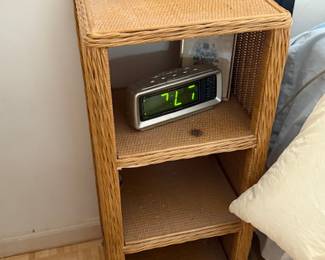 Wicker night stand