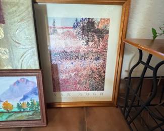 Vincent van Gogh Garden in Bloom, Arles Print