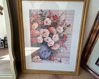 Floral Still Life Print by Barbara Mock