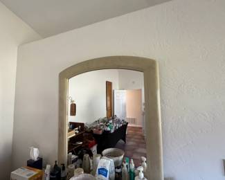 Vintage Italian Made Drawer Dresser with Mirror third image