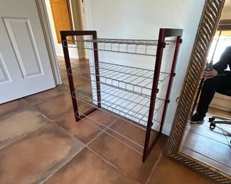 IKEA GREJIG Shoe Rack, Bright Red