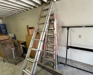 Werner D ft Aluminum Extension Ladder and Werner MT MultiPosition Ladder