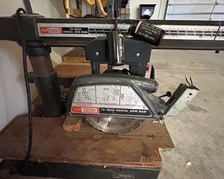 Sears Craftsman Inch Radial Arm Saw Model . second image