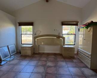 Vintage Lacquered Bedroom Set MidCentury Modern Style