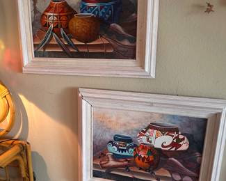 Beautiful Boho Art and Furniture. Lots of Southwest/Indigenous Paintings and prints. Furniture and Figurines. European Antiques, Unique Christmas Decor/Ornaments, Kitchenware, Salt & Pepper Shakers, Pots & Pans, Lamps, Patio Furniture, Potted Plants, Blankets/Linens, Decorative Throw Pillows, CDs, New Age Decor, Art Books, UFO Books, Glassware, Vases, Jewelry Boxes, Mirrors, Shelving Units, TVs, Tiger/Big Cat Decor, Wolf Decor, Angel Decor, Signed Artwork, Ocean decor, Greek inspired paintings, Rococo Tapestries, Light Fixtures (pendant lights), etc. LED recessed lighting, 70s Victorian Revival Wicker Furniture, Chinese Wood Vanity, The Rain Shower head, vacuums, fans, humidifiers. Toaster, air fryer, toaster oven, coffee maker, espresso machine. 