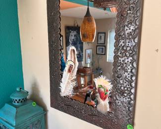 Beautiful Boho Art and Furniture. Lots of Southwest/Indigenous Paintings and prints. Furniture and Figurines. European Antiques, Unique Christmas Decor/Ornaments, Kitchenware, Salt & Pepper Shakers, Pots & Pans, Lamps, Patio Furniture, Potted Plants, Blankets/Linens, Decorative Throw Pillows, CDs, New Age Decor, Art Books, UFO Books, Glassware, Vases, Jewelry Boxes, Mirrors, Shelving Units, TVs, Tiger/Big Cat Decor, Wolf Decor, Angel Decor, Signed Artwork, Ocean decor, Greek inspired paintings, Rococo Tapestries, Light Fixtures (pendant lights), etc. LED recessed lighting, 70s Victorian Revival Wicker Furniture, Chinese Wood Vanity, The Rain Shower head, vacuums, fans, humidifiers. Toaster, air fryer, toaster oven, coffee maker, espresso machine. 