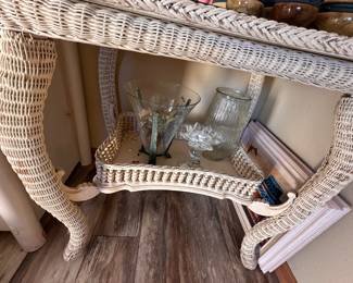 Beautiful Boho Art and Furniture. Lots of Southwest/Indigenous Paintings and prints. Furniture and Figurines. European Antiques, Unique Christmas Decor/Ornaments, Kitchenware, Salt & Pepper Shakers, Pots & Pans, Lamps, Patio Furniture, Potted Plants, Blankets/Linens, Decorative Throw Pillows, CDs, New Age Decor, Art Books, UFO Books, Glassware, Vases, Jewelry Boxes, Mirrors, Shelving Units, TVs, Tiger/Big Cat Decor, Wolf Decor, Angel Decor, Signed Artwork, Ocean decor, Greek inspired paintings, Rococo Tapestries, Light Fixtures (pendant lights), etc. LED recessed lighting, 70s Victorian Revival Wicker Furniture, Chinese Wood Vanity, The Rain Shower head, vacuums, fans, humidifiers. Toaster, air fryer, toaster oven, coffee maker, espresso machine. 