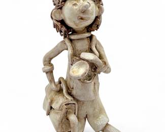 Dino Bencini or Benci Italian Ceramic Traveler Figurine