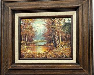 Vintage Artistic Interiors Decor Oil Painting