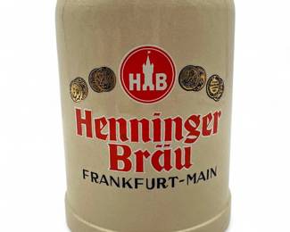 Henninger Brau Frankfurt Stoneware Beer Mug
