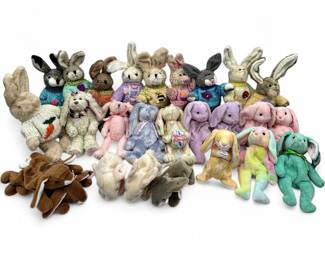 Ty Beanie Baby Attic Treasures Bunny Plush Collection