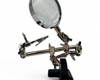 Helping Hands Soldering Stand w Magnifying Glass