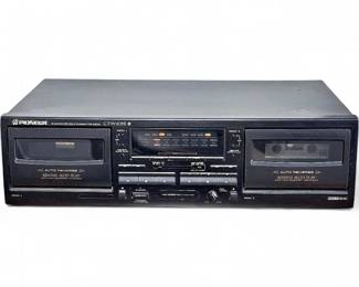 Pioneer CTW205R Stereo Double Cassette Deck