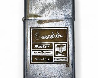 Vintage Swagelok Advertising Zippo Lighter
