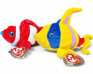Pair of Ty Beanie Babies Oriel And Jester